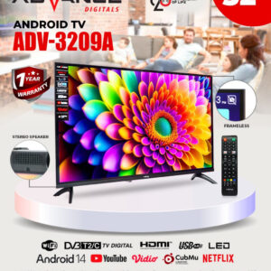 Advance Android Led Tv 32 Inch Frameless Smart Tv Adv-3209A